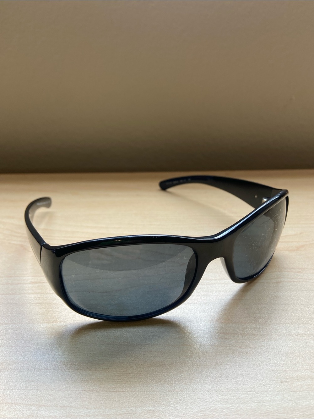 Prada SPR 12F Black Shell Sunglasses Made in Italy